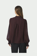 Astrida Dotted Blouse