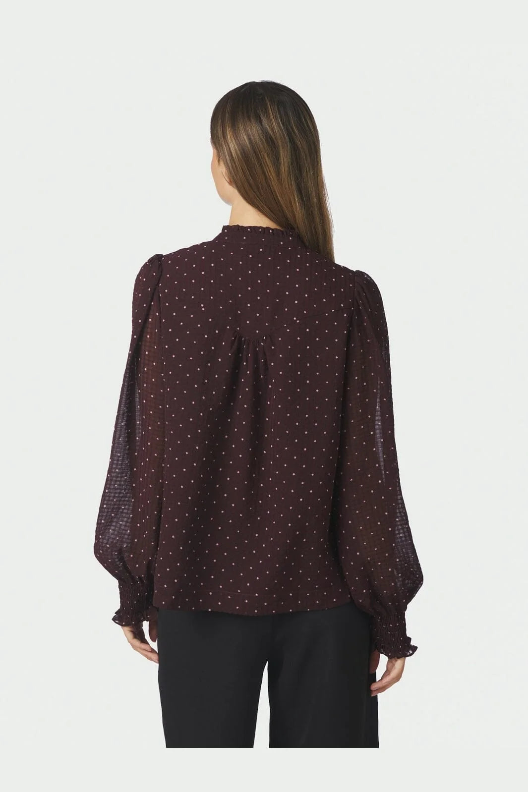 Astrida Dotted Blouse