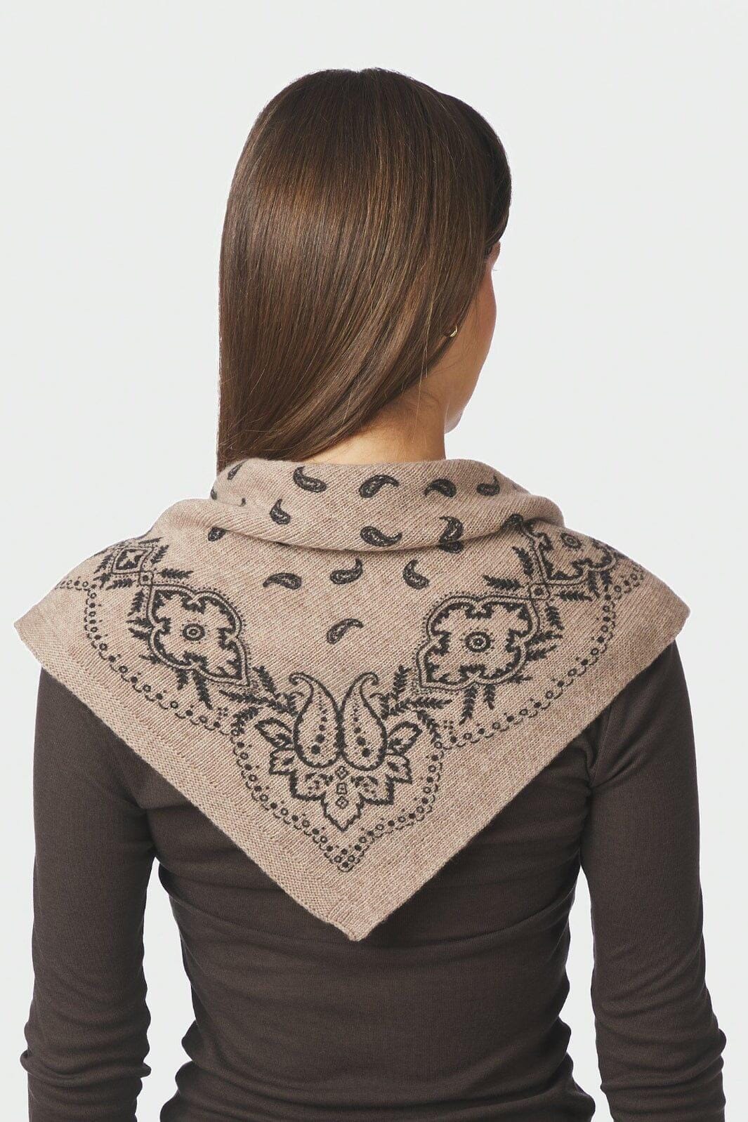 Adelina Paisley Knit Scarf