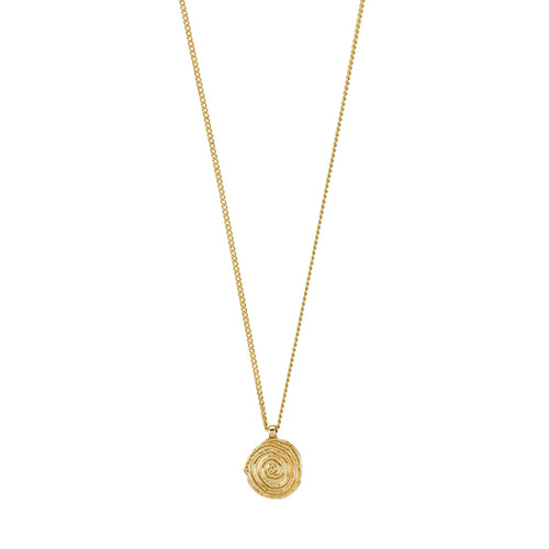 AIR coin necklace gold-plated