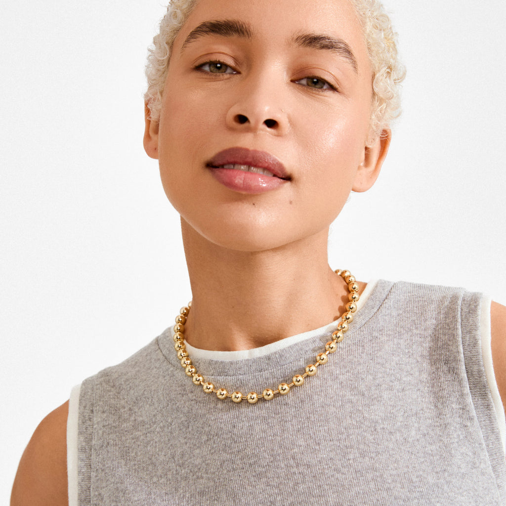 AIR necklace gold-plated