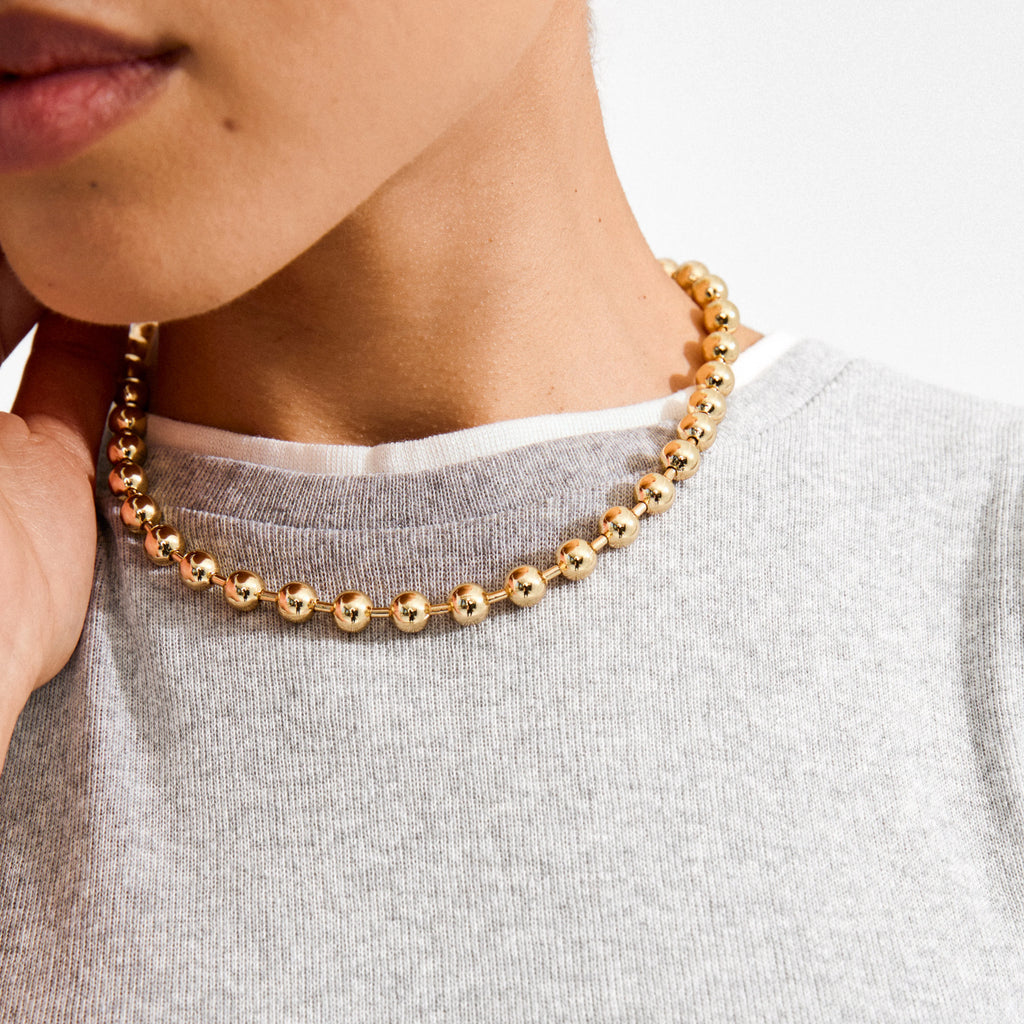 AIR necklace gold-plated