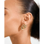 PRESENCE earrings gold-plated