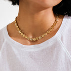 FIRE necklace gold-plated