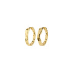 EMBER hoop earrings gold-plated Medium