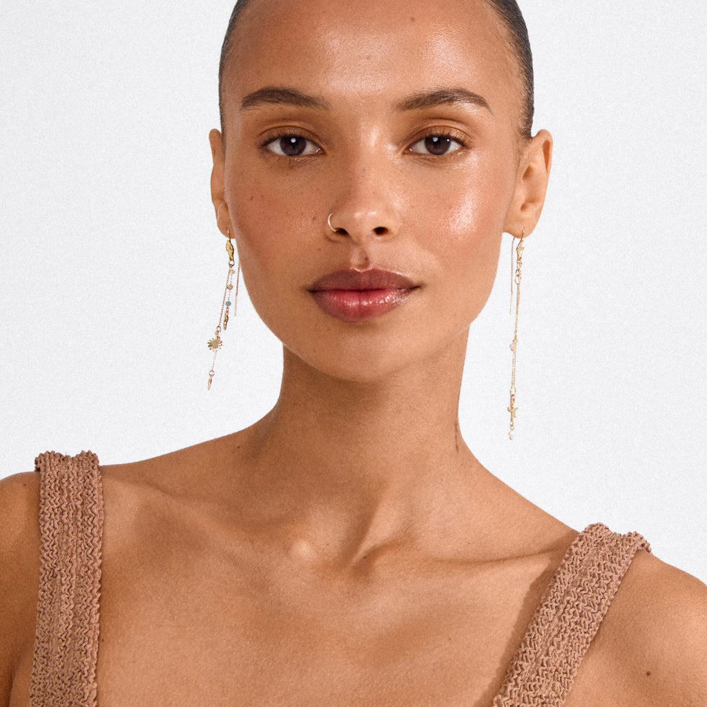 PRISM earrings gold-plated