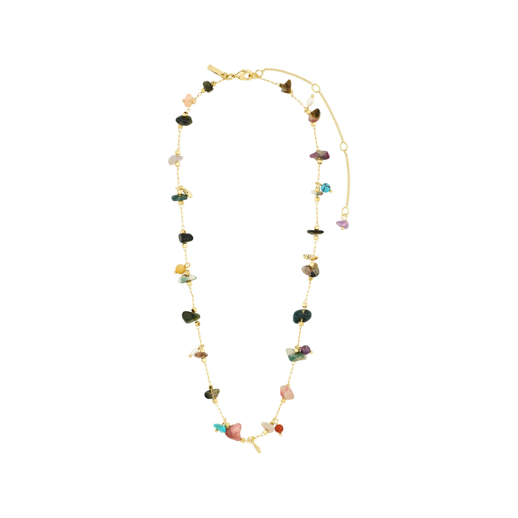 HERE necklace gold-plated/multi