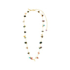 HERE necklace gold-plated/multi