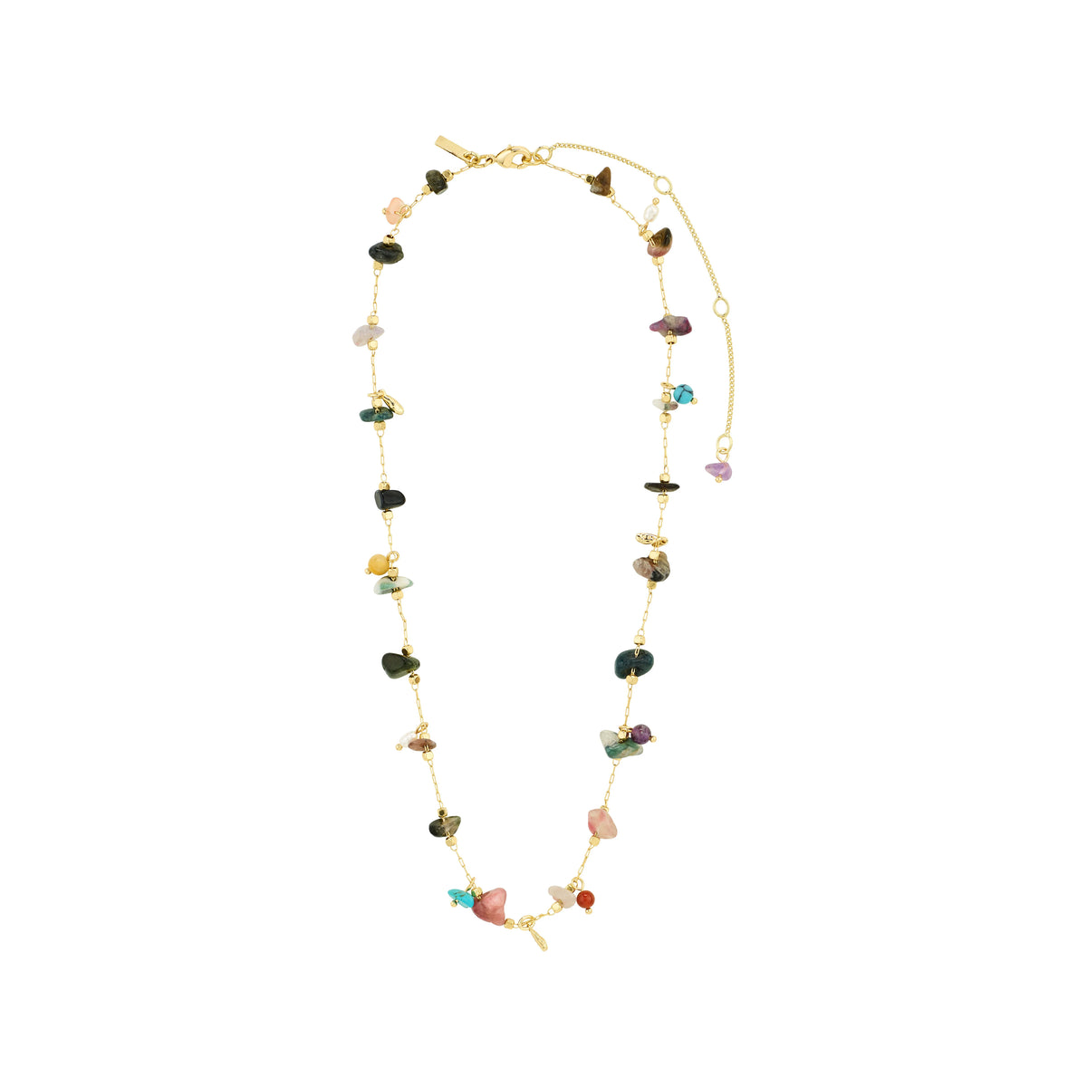 HERE necklace gold-plated/multi