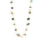 HERE necklace gold-plated/multi
