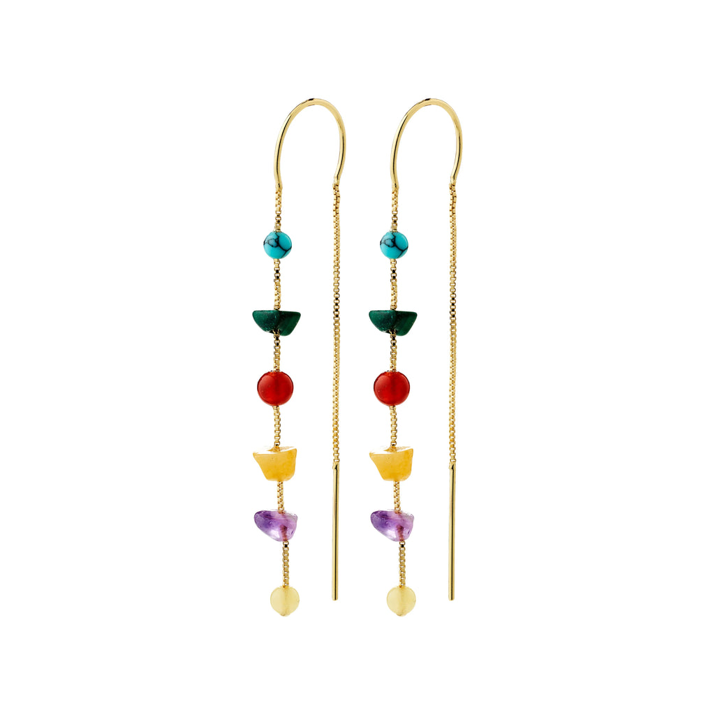 HERE earrings gold-plated