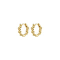 Solidarity small bubbles hoop earrings