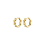 Solidarity small bubbles hoop earrings