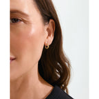 Solidarity small bubbles hoop earrings