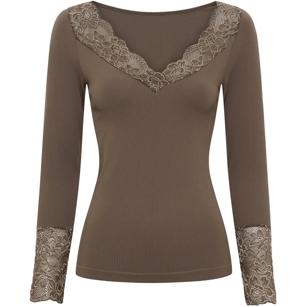 Belen Top Costina Lace Longsleeve