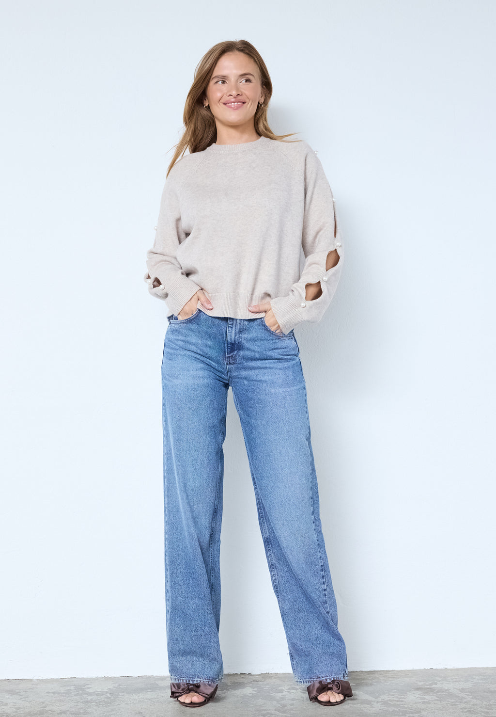 Rowan Pearl Sleeve Knit