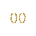 Solidarity medium bubbles hoop earrings