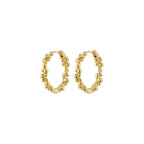 Solidarity medium bubbles hoop earrings