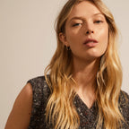 Solidarity medium bubbles hoop earrings
