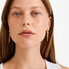 AIR earrings gold-plated