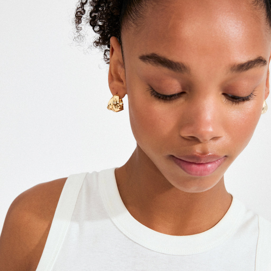 JOHNNIE earrings gold-plated