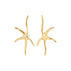 PRISM earrings gold-plated Zeester
