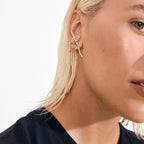 PRISM earrings gold-plated Zeester