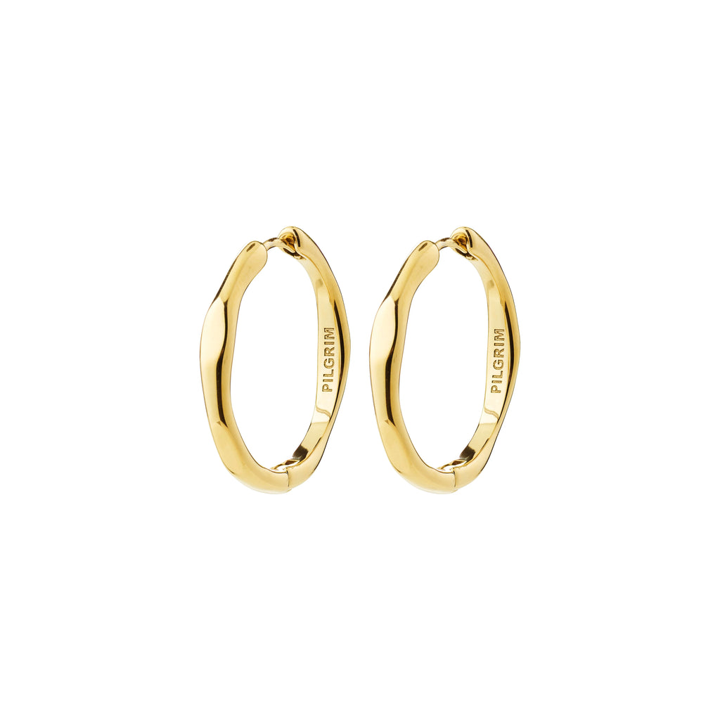 INNER hoop earrings gold-plated