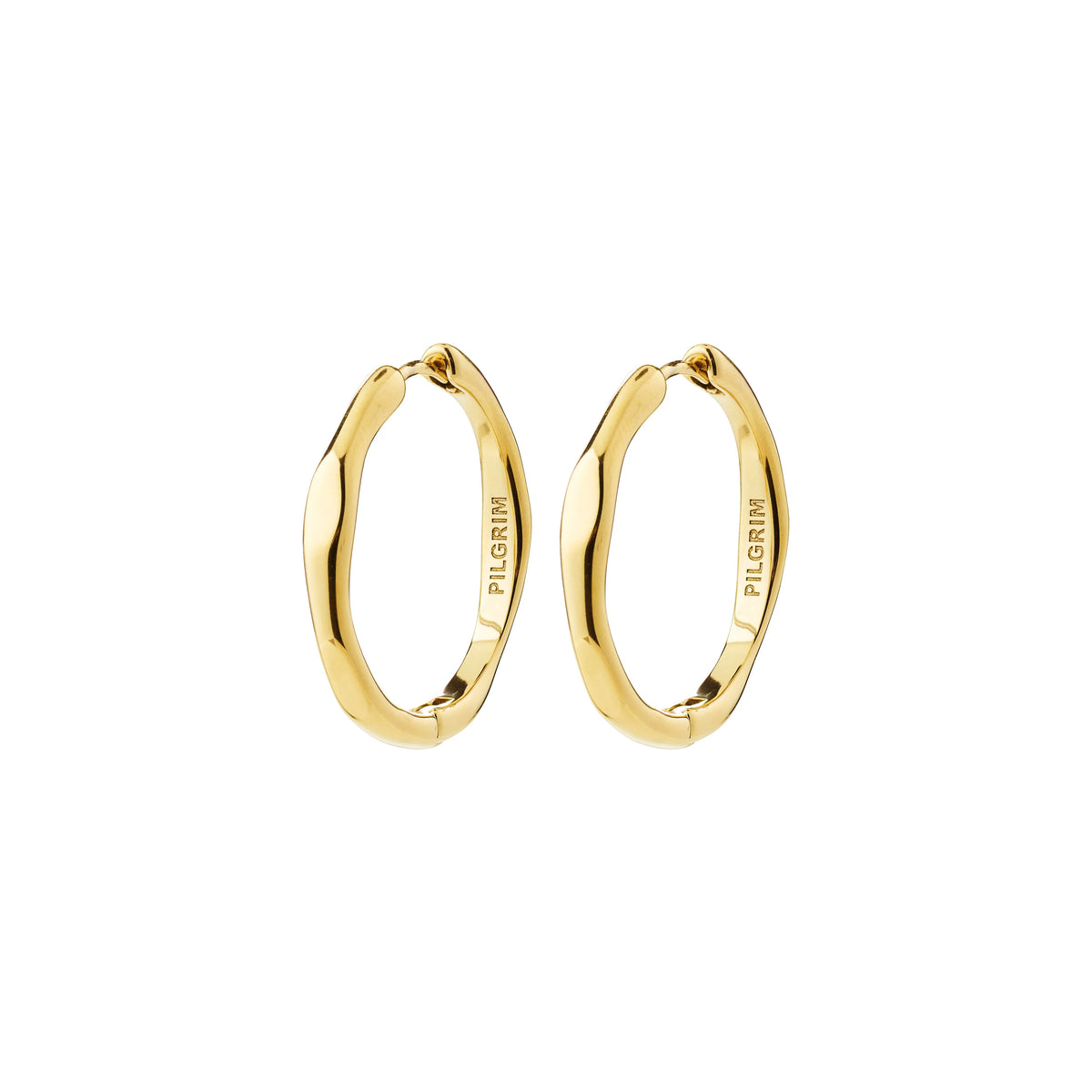 INNER hoop earrings gold-plated