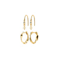 MORIN earrings 2-in-1 set, gold-plated