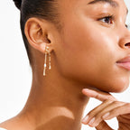REGGIE earrings gold-plated
