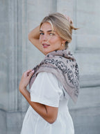 Adelina Paisley Knit Scarf