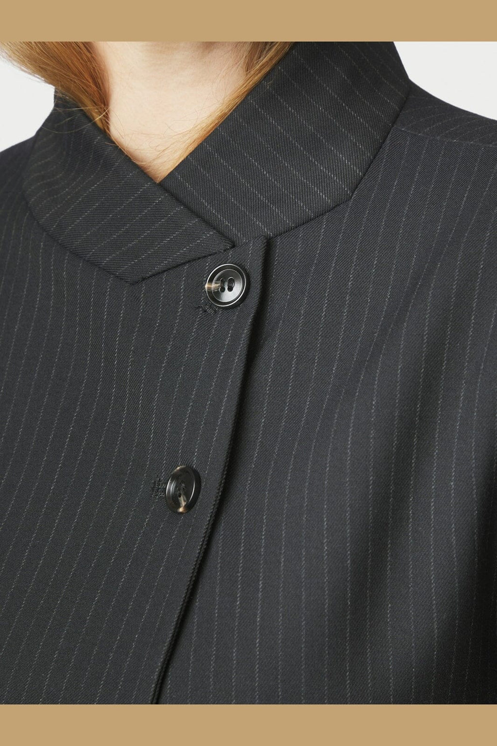 Tiria Slim Pinstripe Blazer