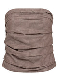 Jiho Stripe Tube Top