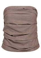 Jiho Stripe Tube Top