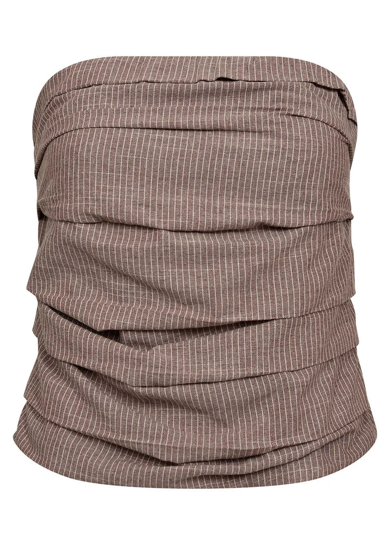 Jiho Stripe Tube Top