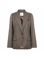 VeyaCC Check Fitted Blazer
