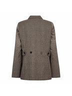 VeyaCC Check Fitted Blazer