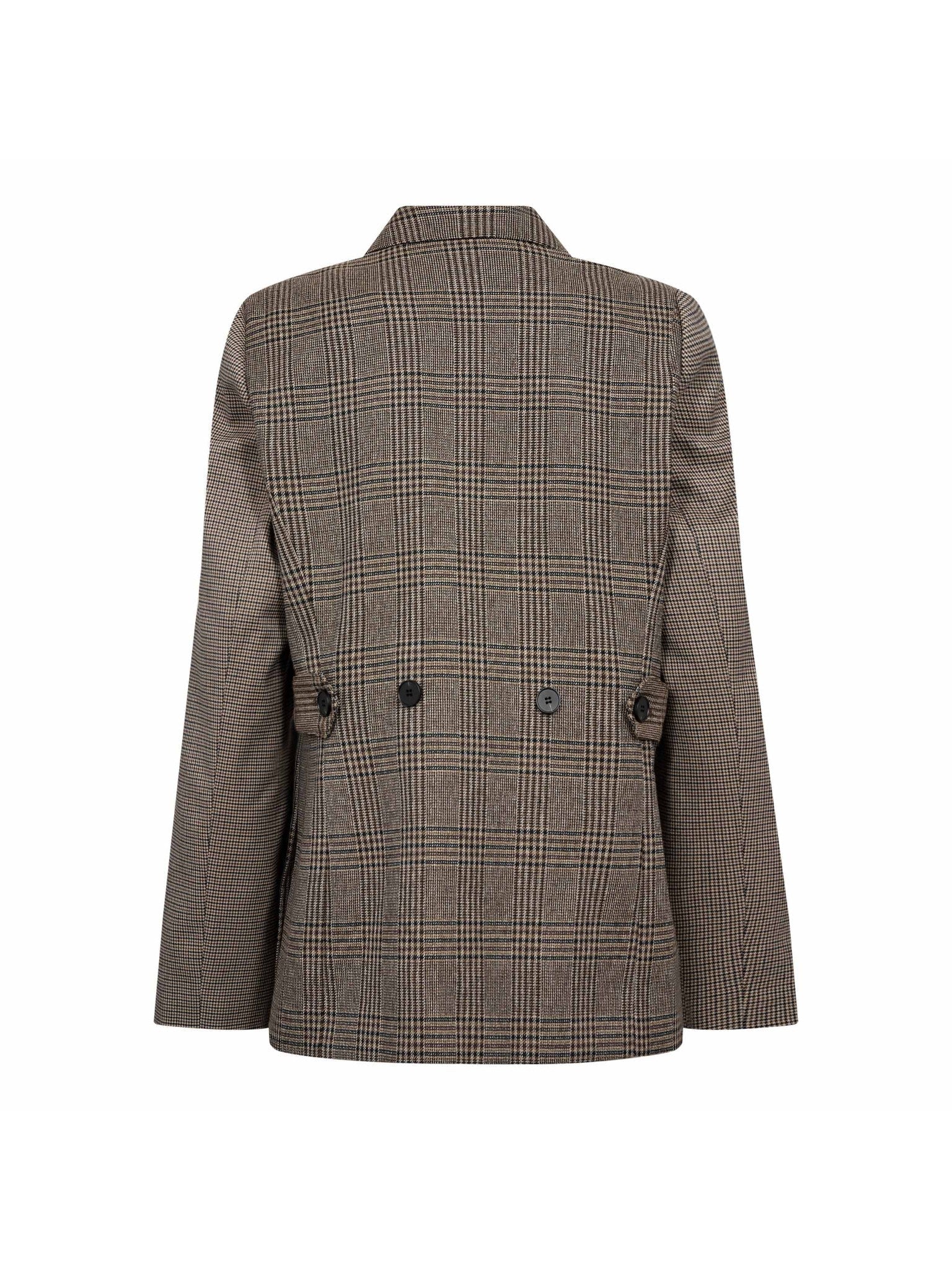VeyaCC Check Fitted Blazer