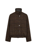 Olva Check Balloon Jacket