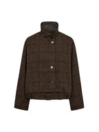 Olva Check Balloon Jacket