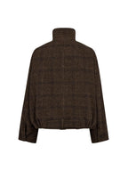 Olva Check Balloon Jacket