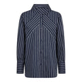 Somo Stripe Funnel Neck Shirt
