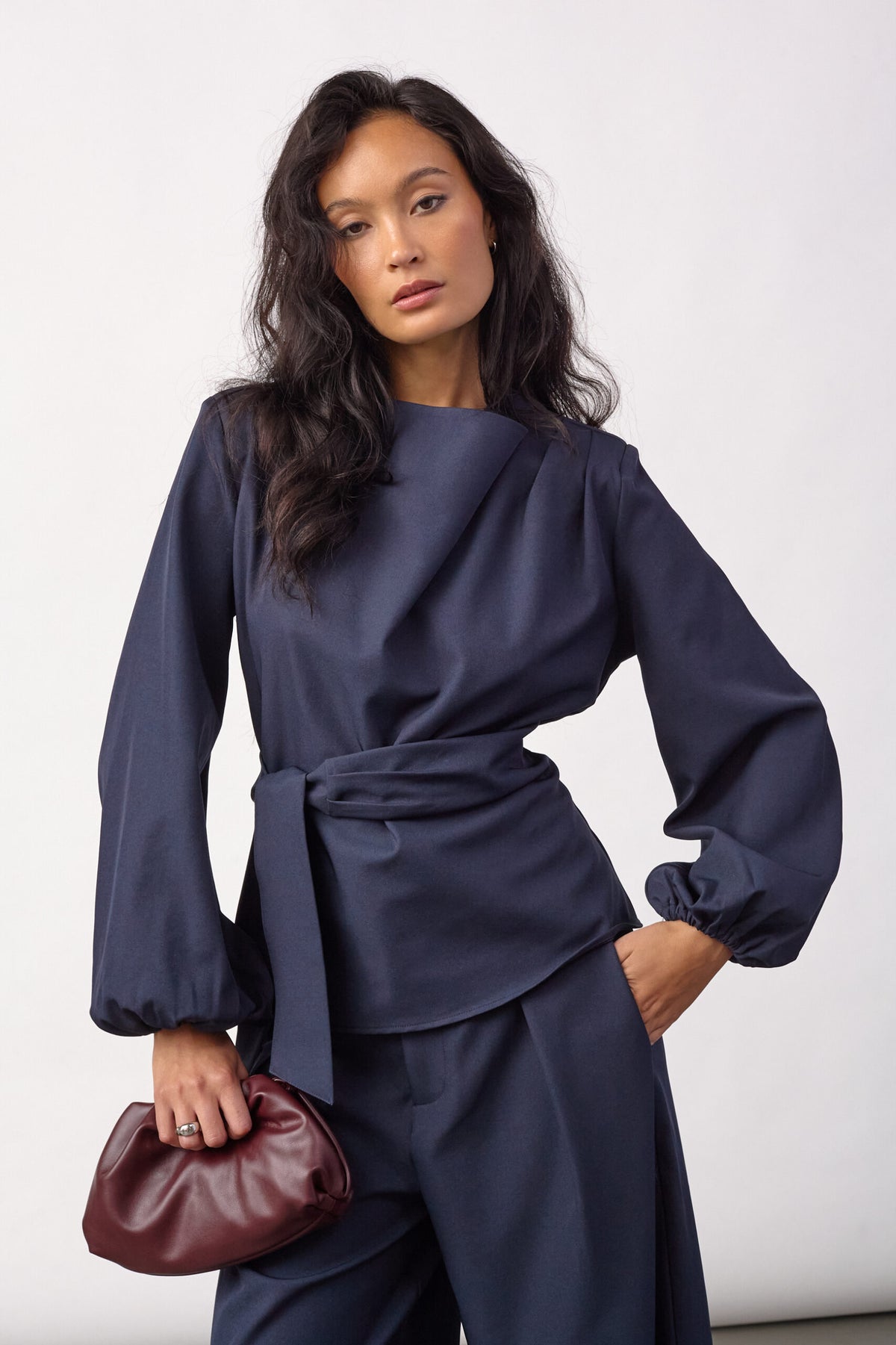 Luna Tie Blouse