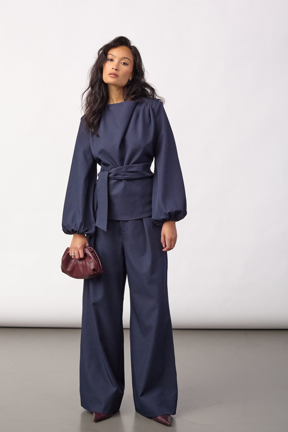 Luna Tie Blouse