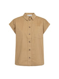 EvelynCC Slit Back SS Shirt