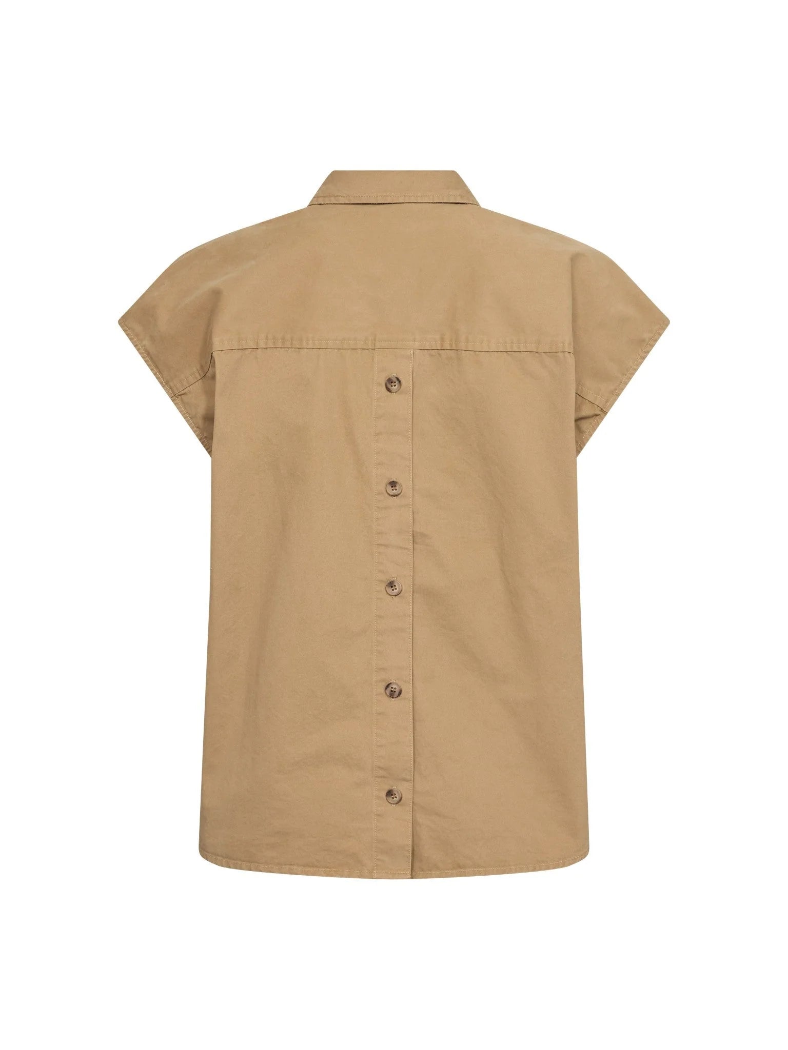 EvelynCC Slit Back SS Shirt