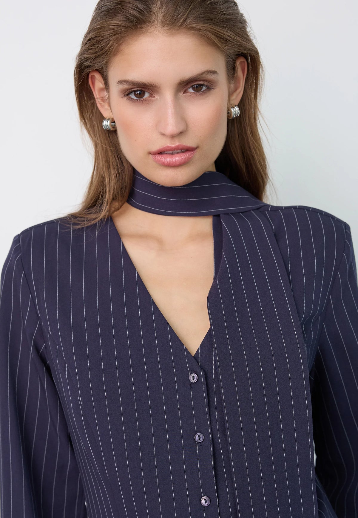 Lica Pin Scarf Shirt