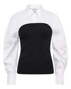 Mercia Poplin Mix Knit