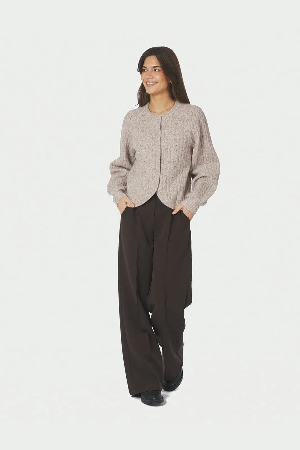 Koteas Cable Knit Cardigan